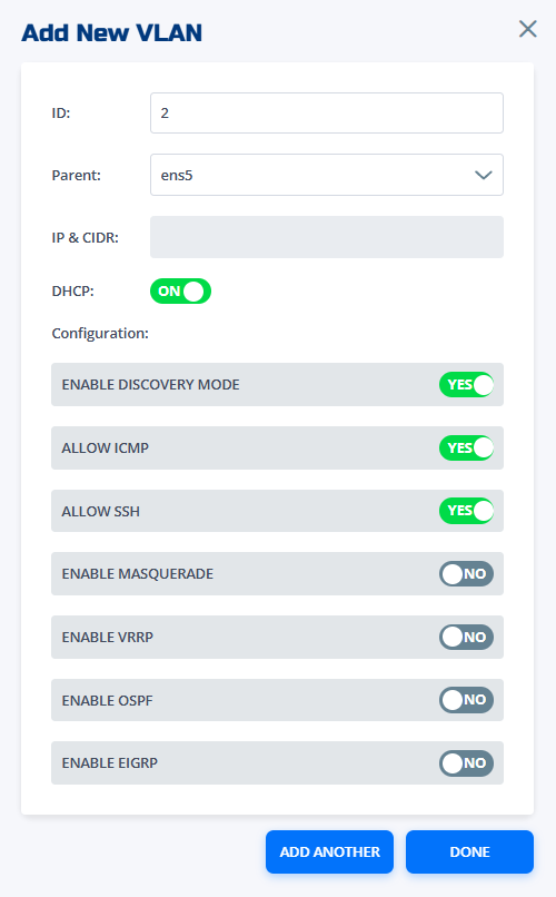 Add VLAN