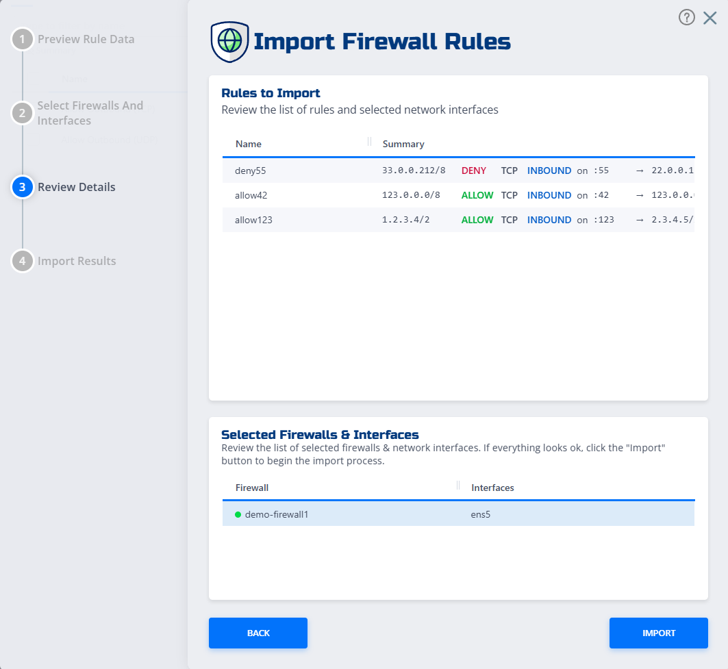 Import rules